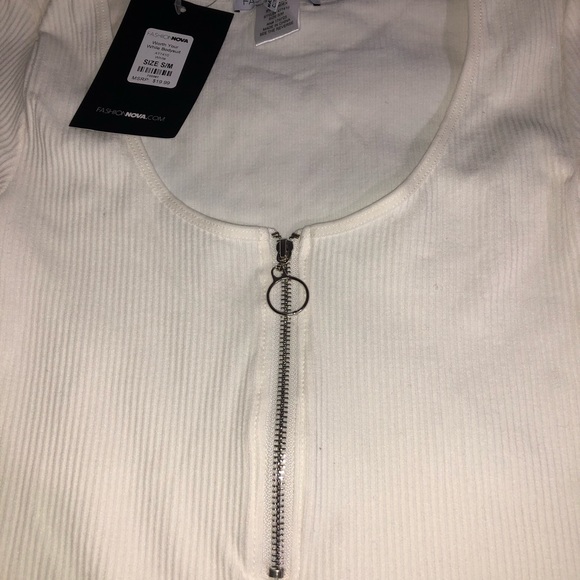 Fashion Nova Tops - Off-white bodysuit